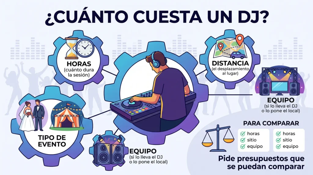 Factores que influyen en el costo de contratar un DJ